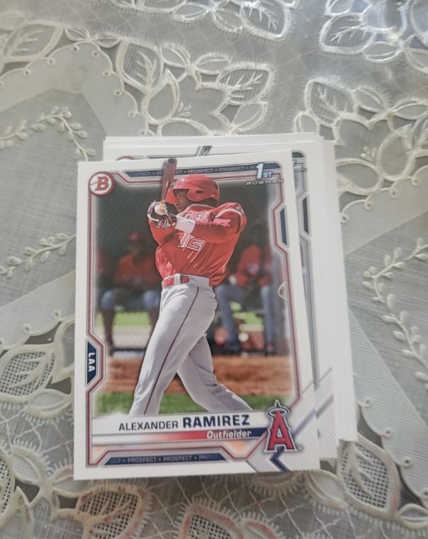2021 Bowman #BP-145 Alexander Ramirez — front
