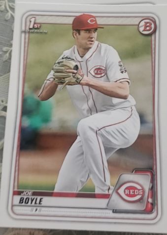 2020 Bowman Draft #BD-165 Joe Boyle — front