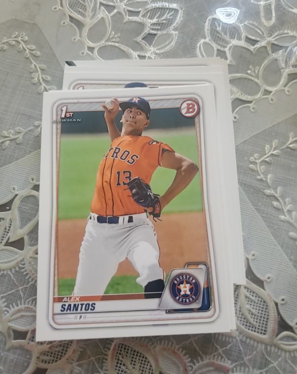 2020 Bowman Draft #BD-139 Alex Santos — front