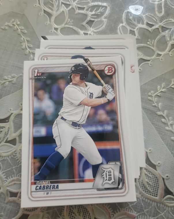2020 Bowman Draft #BD-62 Daniel Cabrera — front