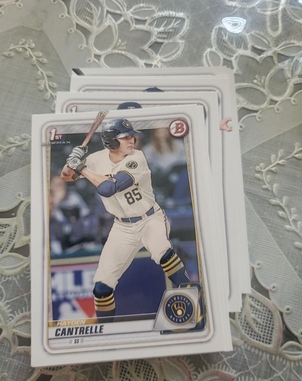 2020 Bowman Draft #BD-173 Hayden Cantrelle — front