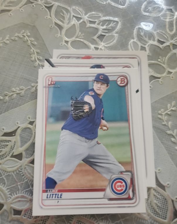 2020 Bowman Draft #BD-105 Luke Little — front