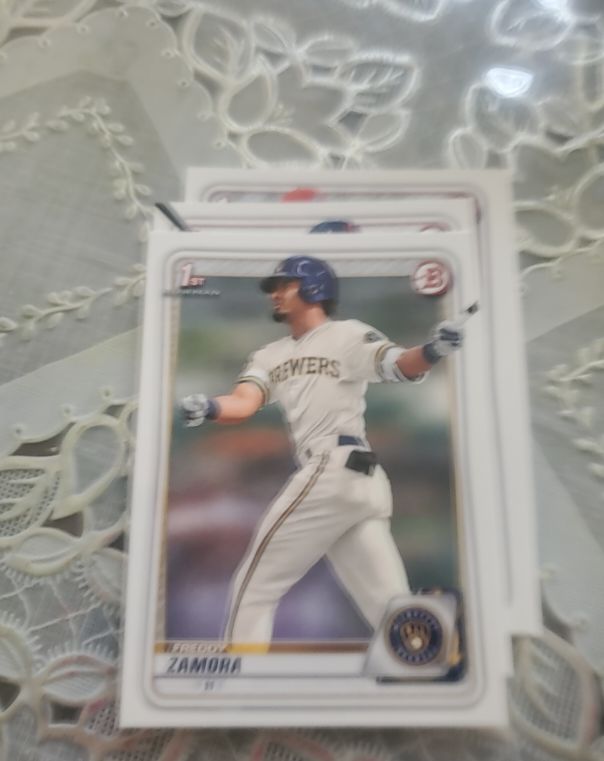 2020 Bowman Draft #BD-46 Freddy Zamora — front