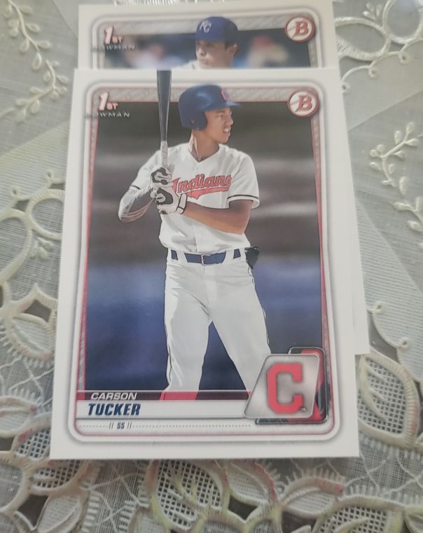 2020 Bowman Draft #BD-60 Carson Tucker — front