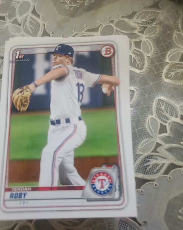 2020 Bowman Draft 1st Bowman #BD-76 Tekoah Roby — front