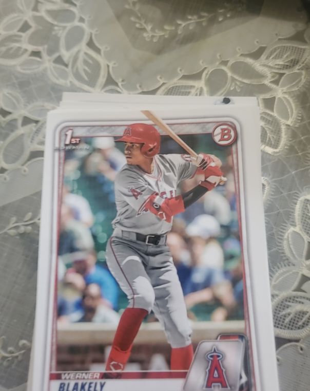 2020 Bowman Draft #BD-128 Werner Blakely — front