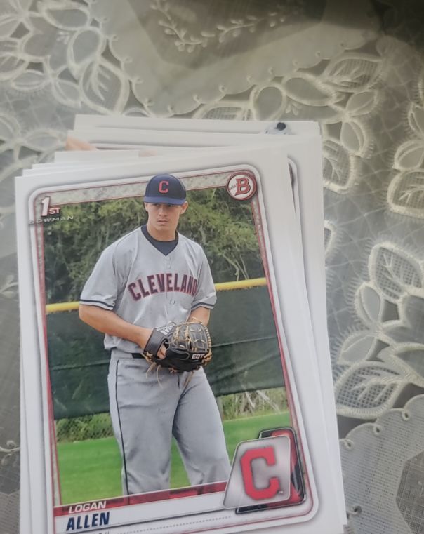 2020 Bowman Draft #BD-51 Logan Allen — front