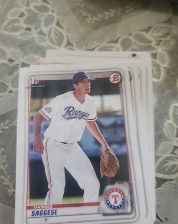 2020 Bowman Draft #BD-167 Thomas Saggese — front
