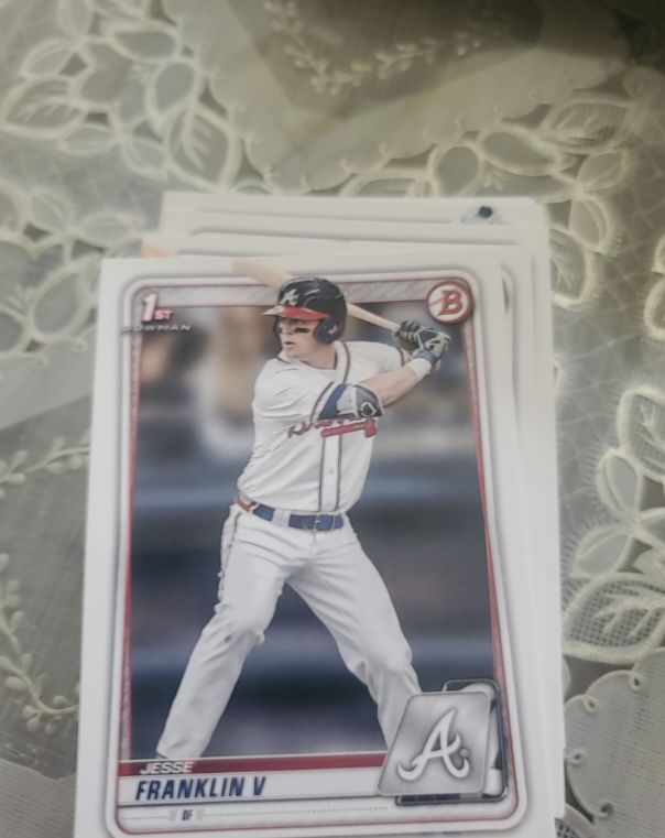 2020 Bowman Draft #BD-17 Jesse Franklin V — front