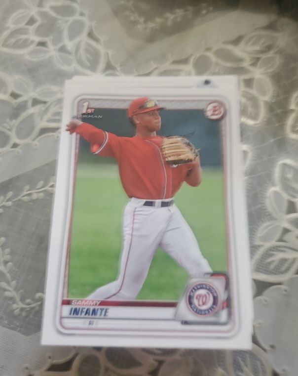 2020 Bowman Draft #BD-48 Sammy Infante — front