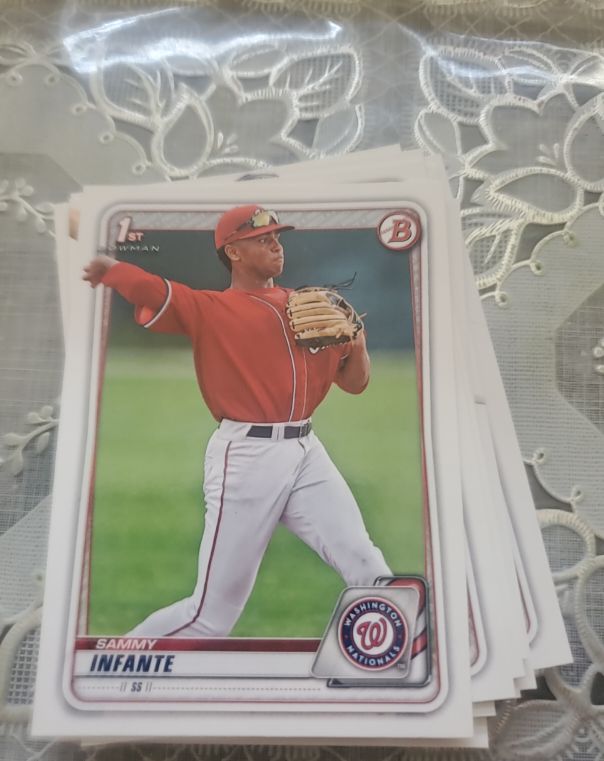 2020 Bowman Draft #BD-48 Sammy Infante — front