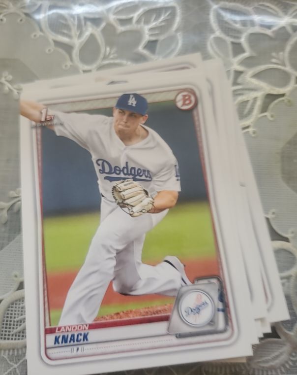 2020 Bowman Draft #BD-52 Landon Knack — front