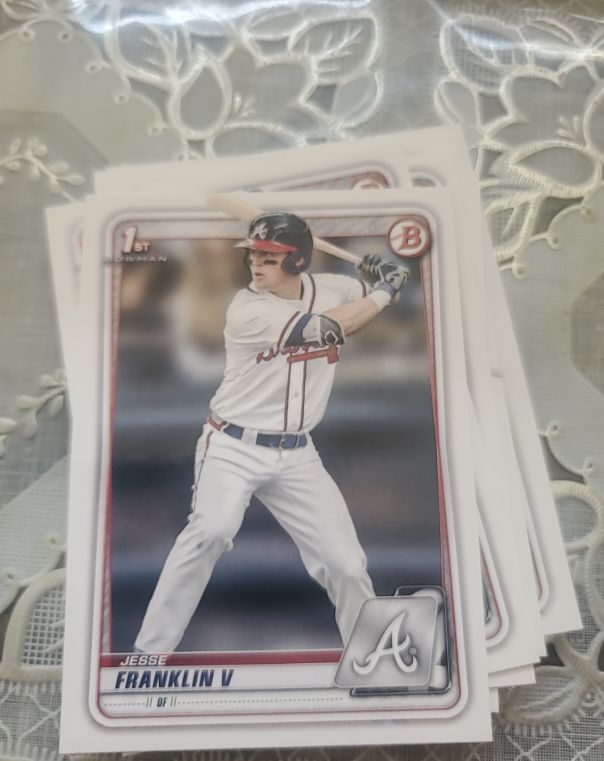 2020 Bowman Draft #BD-17 Jesse Franklin V — front