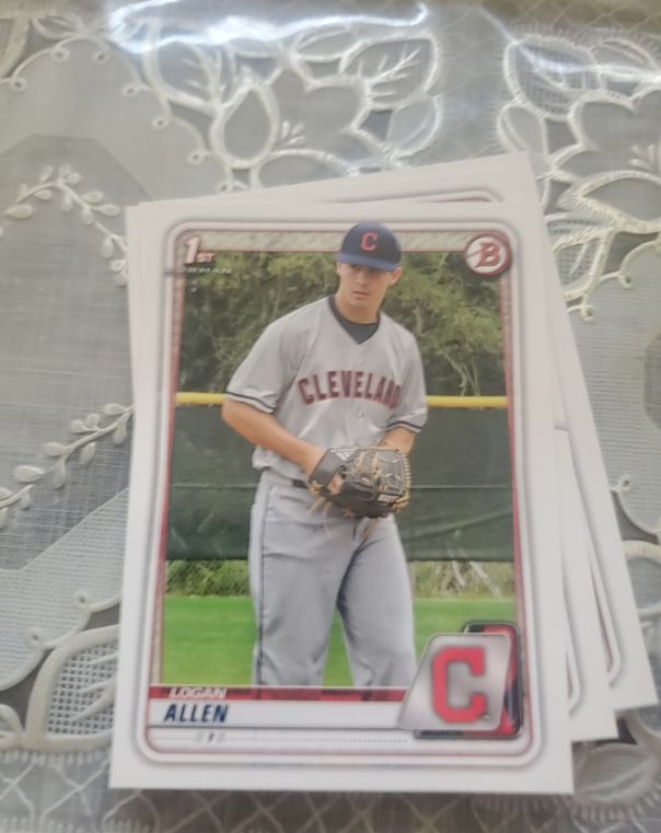 2020 Bowman Draft #BD-51 Logan Allen — front