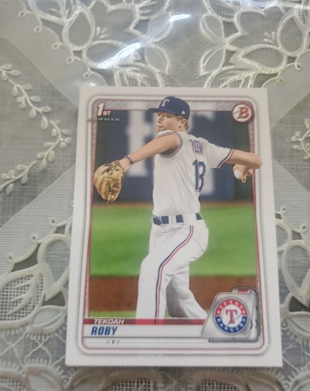 2020 Bowman Draft #BD-76 Tekoah Roby — front
