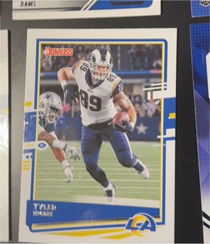 2020 Donruss #148 Tyler Higbee Los Angeles Rams — front