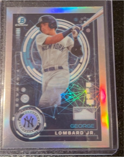 2024 Bowman Chrome #BAI-19 George Lombard Jr. — front