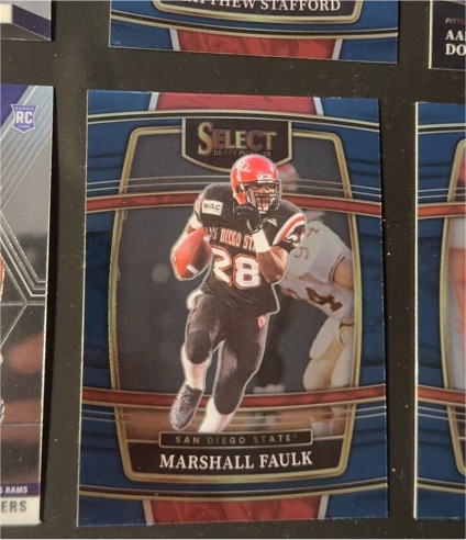 2022 Panini Select Draft Picks Concourse #66 Marshall Faulk — front
