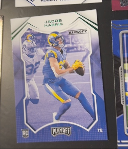 2021 Panini Playoff Kickoff #238 Jacob Harris — front