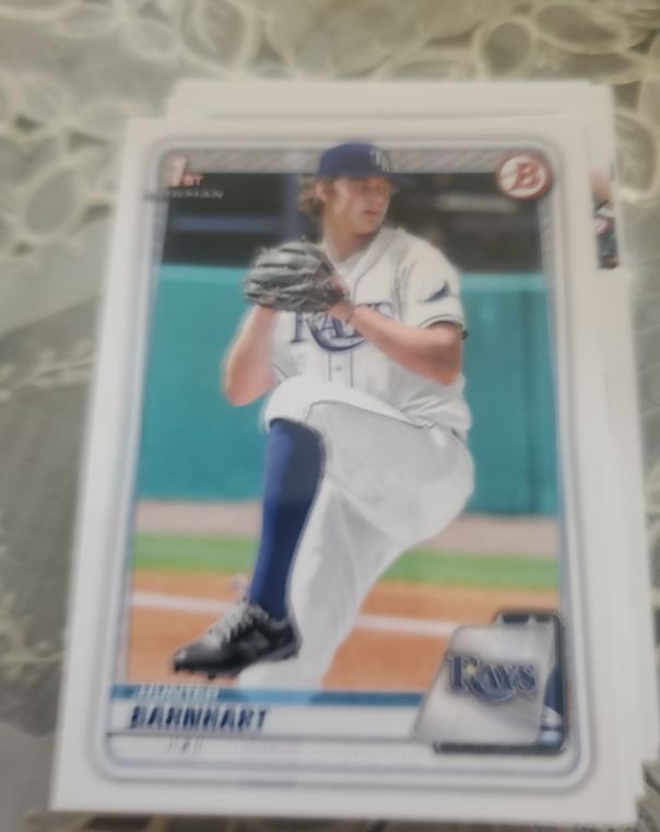 2020 Bowman Draft #BD-66 Hunter Barnhart — front