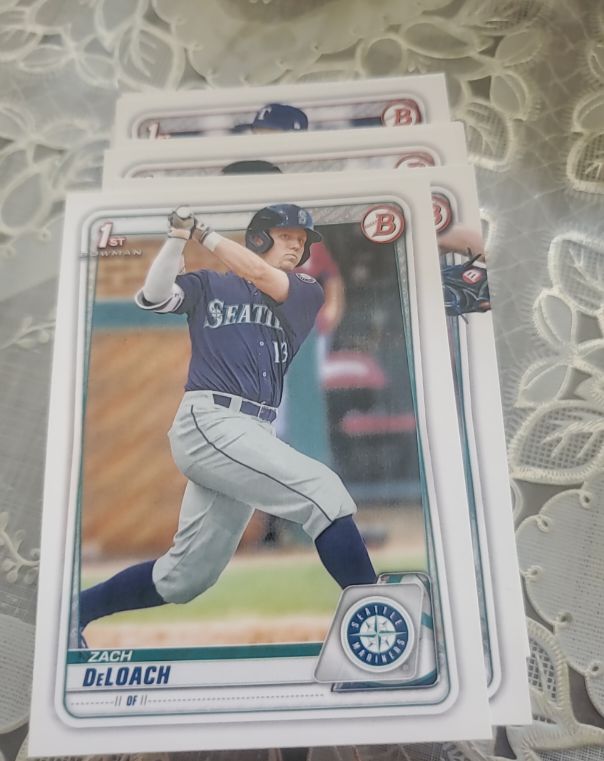 2020 Bowman Draft #BD-28 Zach DeLoach — front