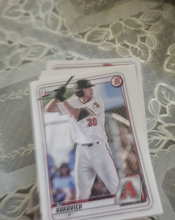 2020 Bowman Draft #BD-150 AJ Vukovich — front