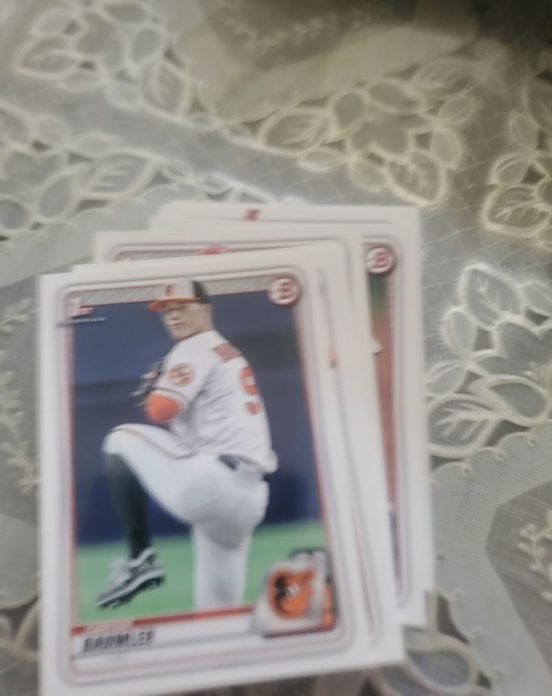 2020 Bowman Draft #BD-117 Carter Baumler — front