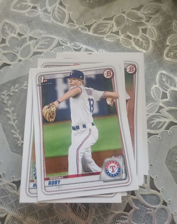 2020 Bowman Draft #BD-76 Tekoah Roby — front