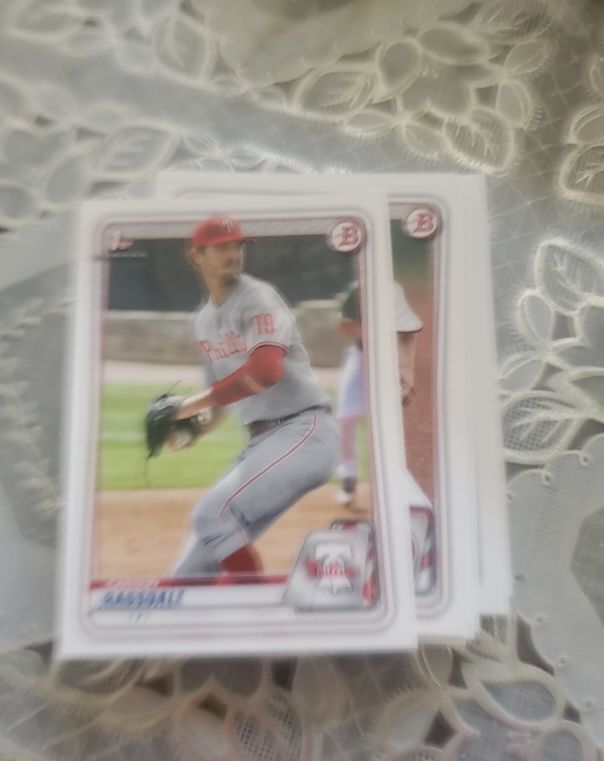 2020 Bowman #BP-85 Rhys Hoskins — front
