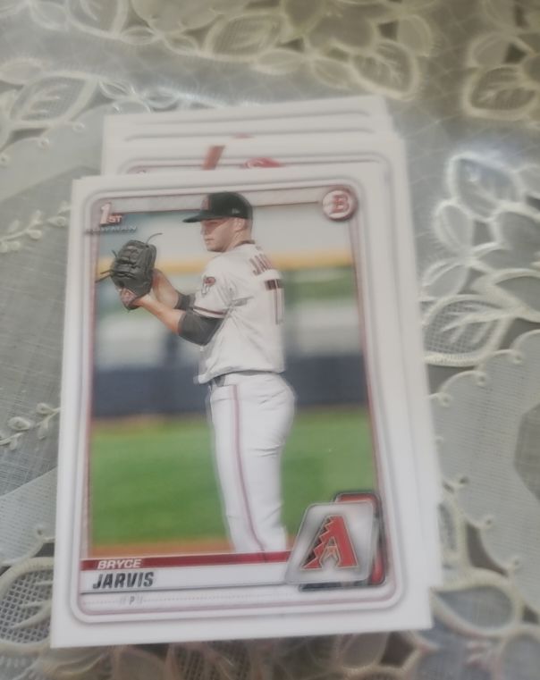 2020 Bowman Draft #BD-127 Bryce Jarvis — front