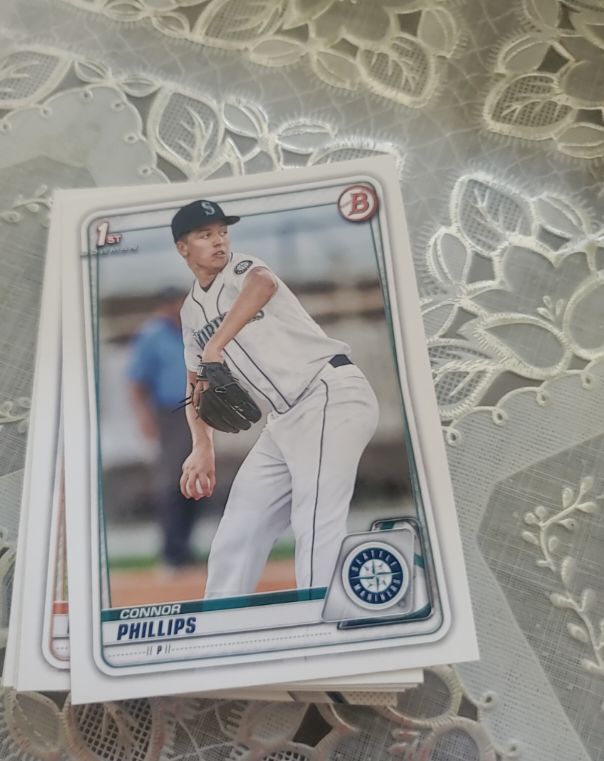2020 Bowman Draft 1st Edition #BD-71 Connor Phillips — front