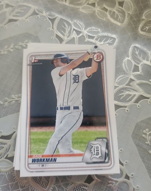 2020 Bowman Draft #BD-33 Gage Workman — front