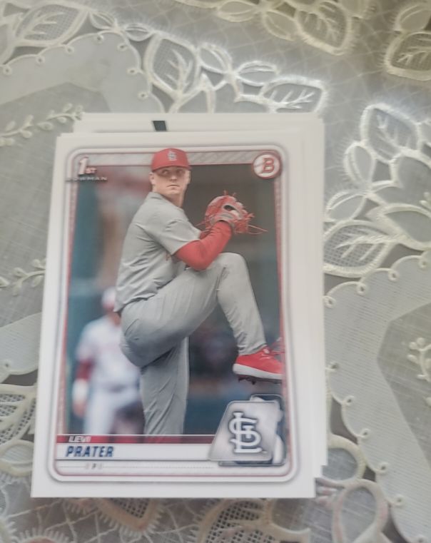 2020 Bowman Draft #BD-125 Levi Prater — front