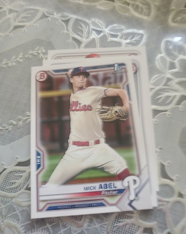 2021 Bowman Chrome Prospects #BCP-42 Mick Abel — front