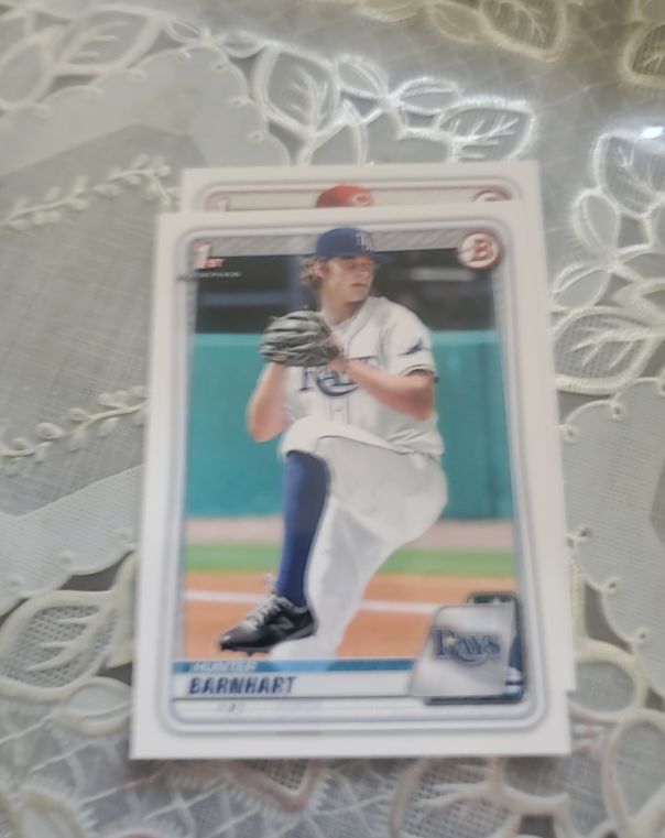 2020 Bowman Draft #BD-66 Hunter Barnhart — front