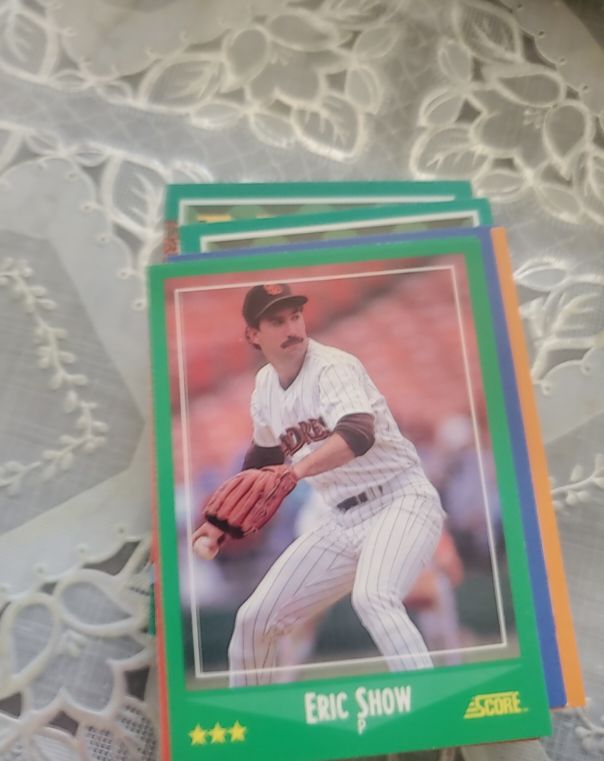 1988 Score #338 Eric Show — front