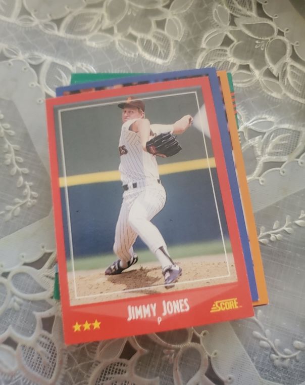 1988 Score #246 Jimmy Jones — front