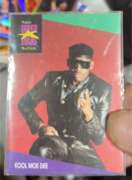1991 Pro Set Super Stars MusiCards #128 Kool Moe Dee — front