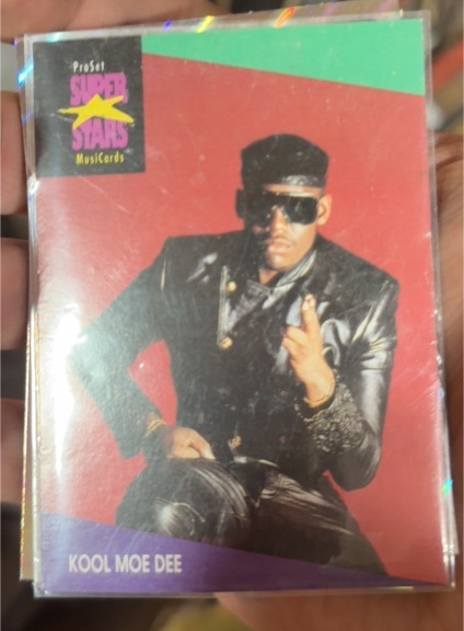 1991 ProSet Super Stars MusiCards #128 Kool Moe Dee — front