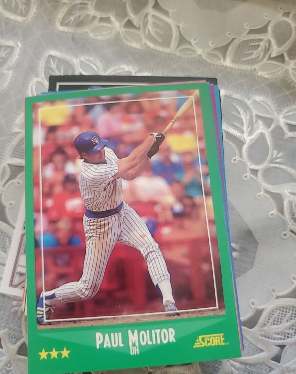 1988 Score #340 Paul Molitor — front