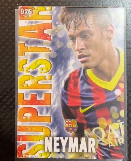 2014 Panini Superstar #026 Neymar — front