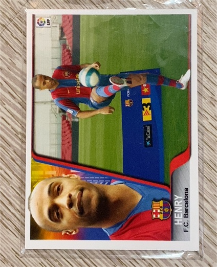2007-08 Panini Editiones Estadio #36 Thierry Henry — front