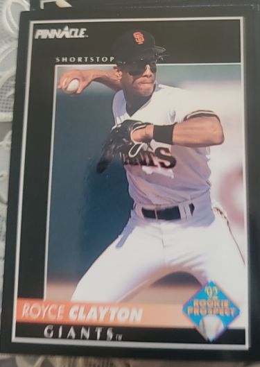 1992 Pinnacle #268 Royce Clayton — front