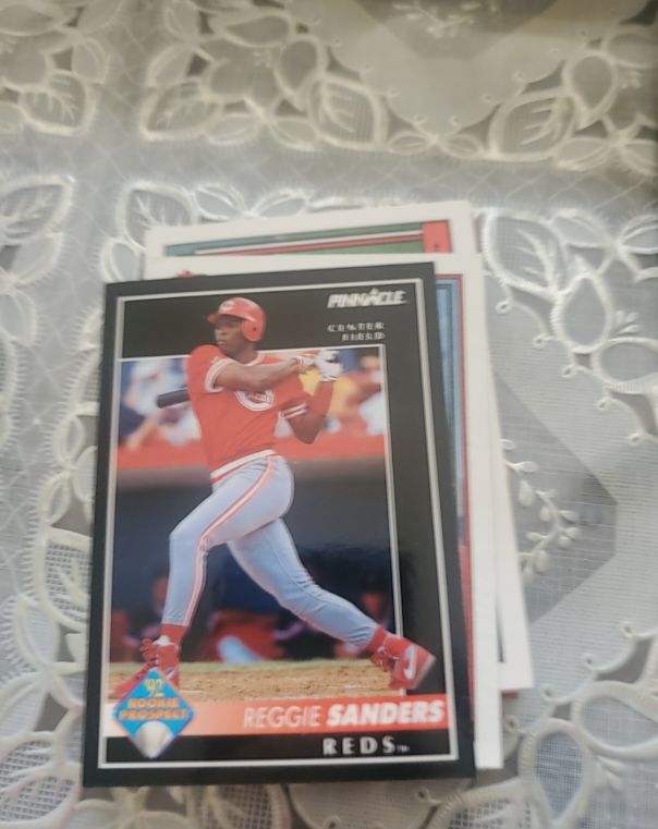1992 Pinnacle #440 Reggie Sanders — front
