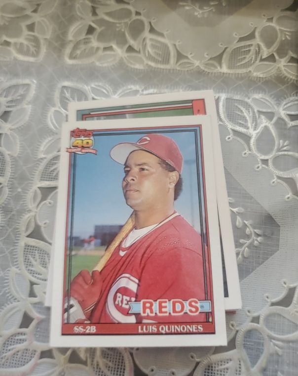 1991 Topps #581 Luis Quinones — front