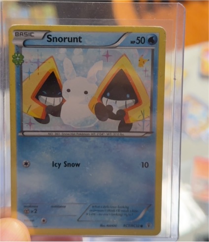 2016 The Pokémon Company Snorunt RC7 Generations Radiant Collection — front
