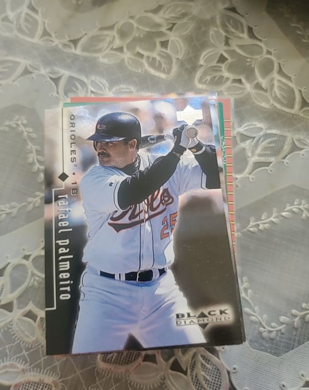 1999 Upper Deck Black Diamond #12 Rafael Palmeiro — front