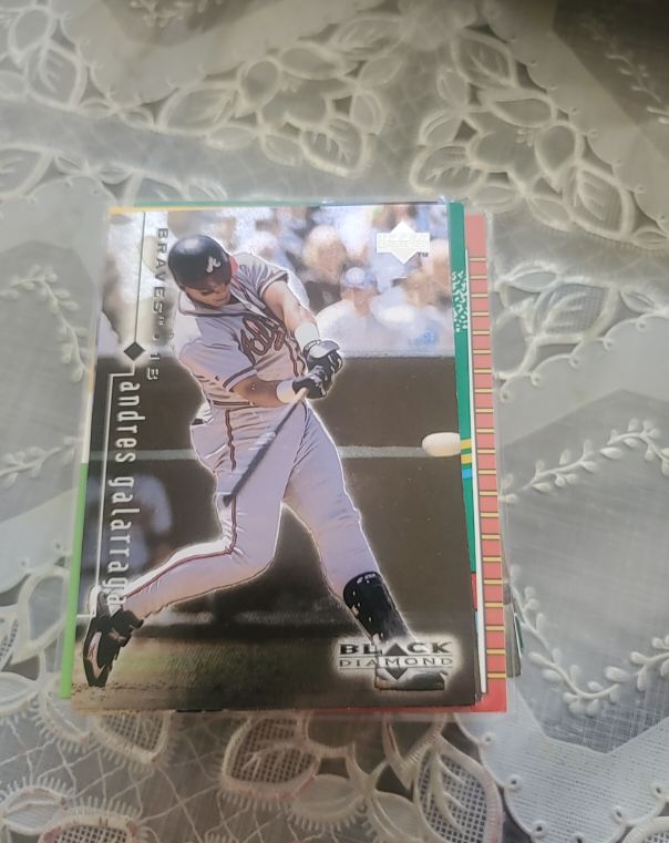 1999 Upper Deck Black Diamond #7 Andres Galarraga — front