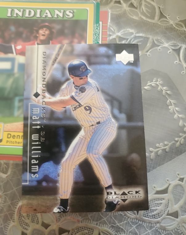 1999 Upper Deck Black Diamond #4 Matt Williams — front