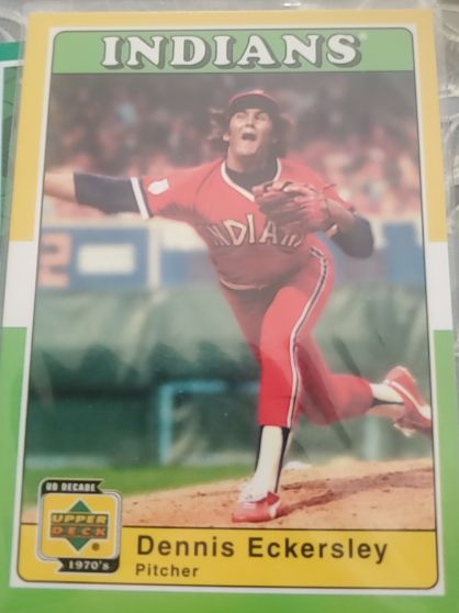 2001 Upper Deck Decade 1970's #15 Dennis Eckersley Cleveland Indians — front